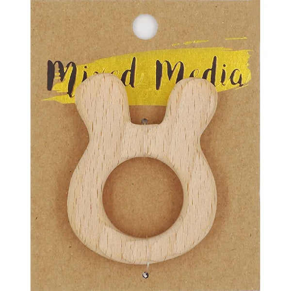 Bunny Shape Dummy Wood Ring